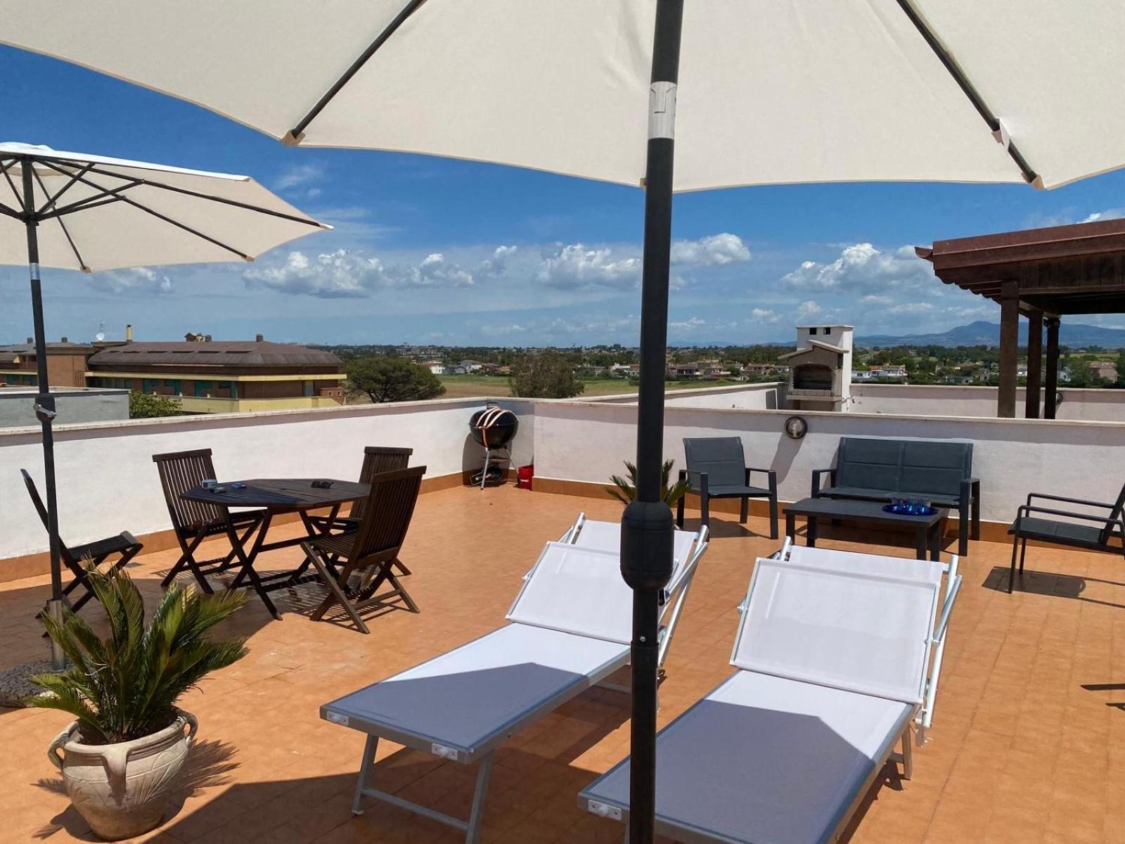 Appartamento Vista Mare A Marina Di Ardea L'Americano ภายนอก รูปภาพ